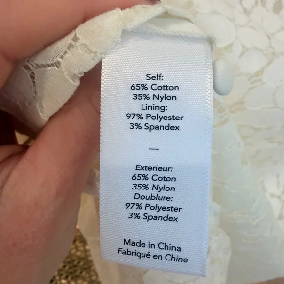 Likely Beautiful Cocktail Lace Dress, White, new with tags Size 2 - Picture 6 of 8